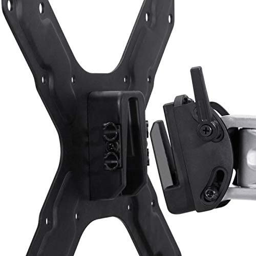 Atdec TH-2050-VFM Swing Articulated Arm Mount with 100x100/400x400mm VESA Support for Displays up to 77-Pound, Silver