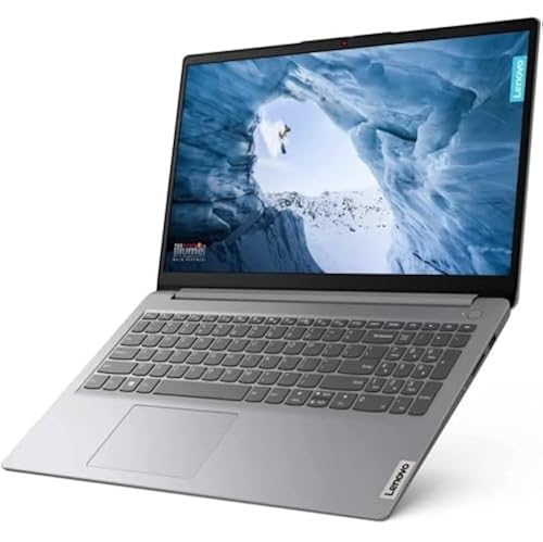 Lenovo IdeaPad 1i 15.6" HD Laptop - Intel Pentium N5030, 4GB RAM, 128GB eMMC, Windows 11 - Cloud Grey (82V70097CF)