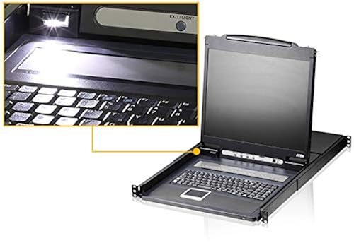 ATEN CL1308N 8-Port USB PS/2 KVM Switch with 19" LCD and Cascade Expansion