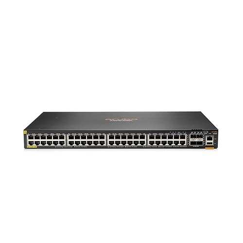 HPE Networking 6200F 48G Class4 PoE 4SFP+ 370W Switch - switch - 52 ports - managed - rack-mountable