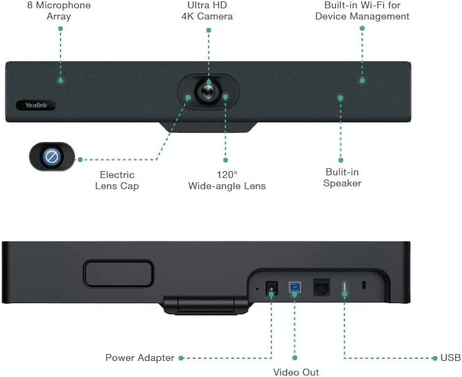 Yealink UVC34 4K Ultra HD USB Video Bar