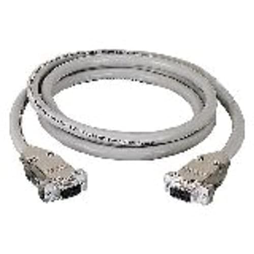 Black Box Corporation 10-FT RS232 Shielded Cable Metal Hood DB9 Male/Male