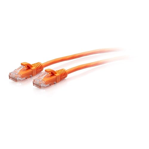 C2G 3M (10Foot) CAT6A Extra Flexible Slim Ethernet Cable, Ideal for use with Router, Modem, Internet,Wifi boxes, Xbox, PS5, Smart TV, SKY Q, IP Camera. Delivering Ultra Fast Internet Speeds. ORANGE Orange 10 Foot