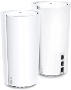 TP-Link Deco Mesh WiFi AXE11000 Tri-Band WiFi 6E Mesh Network System(Deco XE200) - Replaces Wireless Internet Router and Extender, 10Gbps Ethernet Port, Compatible with Alexa, 2-Pack AXE11000 WiFi 6E w/ 10Gbps port(2-pack)