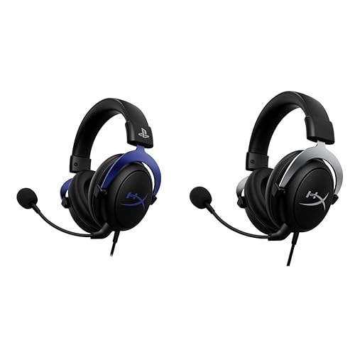 HyperX Cloud - Gaming Headset, Playstation Official Licensed Product, for PS5 and PS4 & CloudX, Official Xbox Licensed Gaming Headset, Compatible with Xbox One and Series X|S Wired Cloud + Gaming Headset