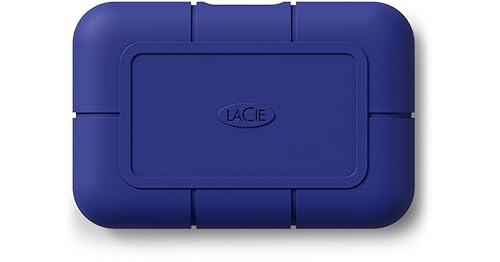 LaCie Rugged SSD Pro5 4TB External SSD – TB5, speeds 6700/5300MB/s (STNA4000400)