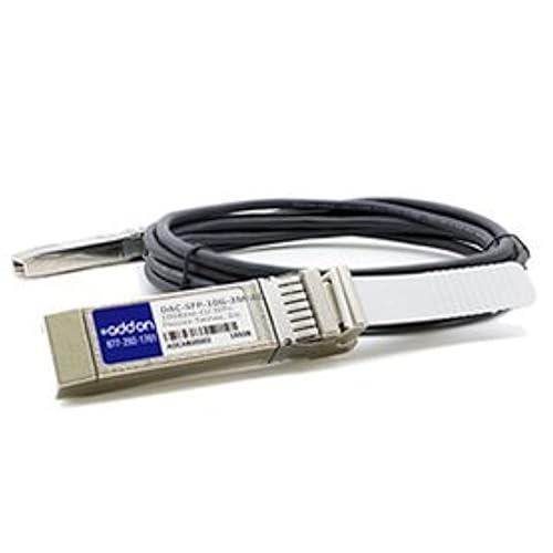 AddOn Dell DAC-SFP-10G-2M Compatible TAA Compliant 10GBase-CU SFP+ to SFP+ Direct Attach Cable (Passive Twinax, 2m) - 100% compatible and guaranteed to work