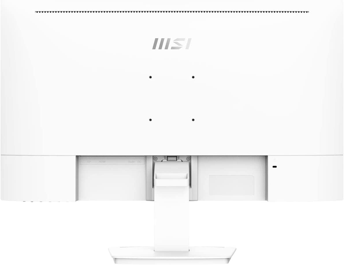 MSI Pro MP273W, 27", 1920 x 1080 (FHD), IPS, 75Hz, TUV Certified Eyesight Protection, 5ms, HDMI, 1 (v1.2a), Tilt 27" MP273W 27" (FHD) IPS TUV Certified 5ms