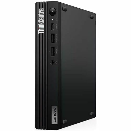 Lenovo ThinkCentre M70q Gen 5 12TD001MUS Desktop Computer - Intel Core i3 14th Gen i3-14100T - 16 GB - 256 GB SSD - Tiny - Black - Intel Q670 Chip - Windows 11 Pro - Intel UHD Graphics 730 DDR5 SDRAM