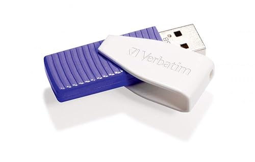 Verbatim 64GB Store 'n' Go Swivel USB 2.0 Flash Drive, Violet 49816 64 GB Violet