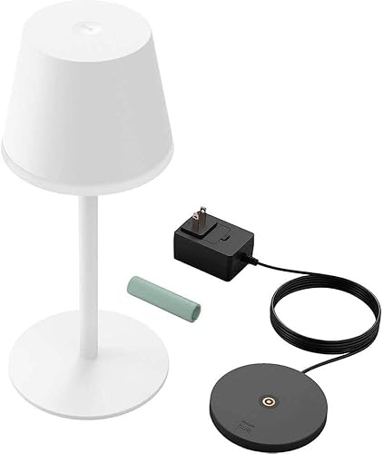 Philips Hue Go Smart Portable Table Lamp, White - White and Color Ambiance LED Color-Changing Light - 1 Pack - Indoor and Outdoor Use - Control with Hue App or Voice Assistant