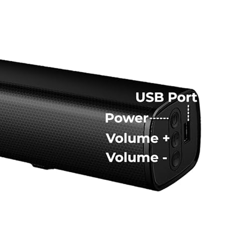 AVerMedia GS-68C Soundbar with Built-in Subwoofer with Bluetooth/Optical/AUX Connections, IFP Audio Support for Hybrid Classes, Meetings and Flexible Spaces