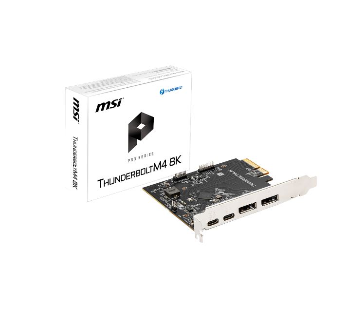 MSI Thunderbolt 4 / THUNDERBOLTM4 8K 40 Gb/s Add-in on Card USB-C DP Brand New