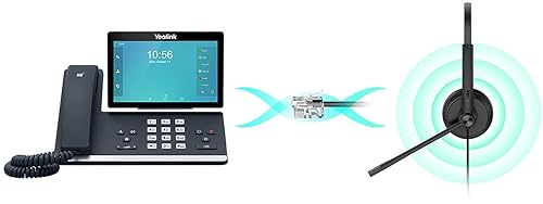 Yhs34 Duo (Binaural) Qd (Quick Disconnect) to Rj9 Headset, Boom Microphone, Nois