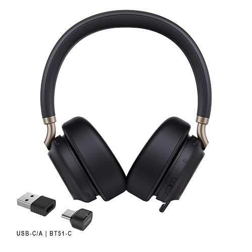 Yealink BH76 Plus Teams Black USB-C/A Bluetooth Wireless Business Headset -1208707