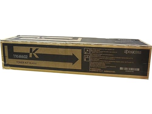 Kyocera TK-8602K Black Toner Cartridge for Use with Kyocera ECOSYS FS-C8650DN Color Laser Printer