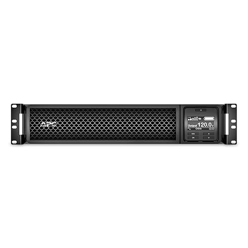 APC UPS 1500VA Smart-UPS Single Phase Online Uninterruptible Power Supply, Rack Mount UPS (SRT1500RMXLA) Rack Mount 1500VA