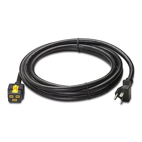 APC by Schneider Electric AP8751 Standard Power Cord - 120 V - Black - 9.84 ft Cord Length - NEMA 5-20P