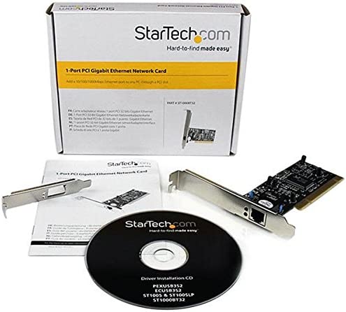 StarTech.com 1 Port PCI 10/100/1000 32 Bit Gigabit Ethernet Network Adapter Card