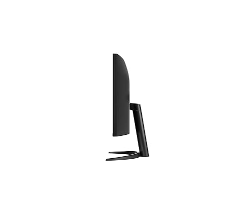 LG 34" UltraWide™ 1800R Curved Monitor with WQHD (3440 x 1440) HDR10 100Hz Refresh Rate USB Type-C Reader Mode Flicker Safe Dynamic Action Sync Height Adjustable 34WR55QK-B, Black