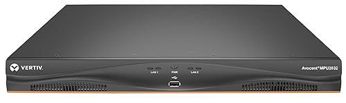 Avocent Vertiv MPU KVM Switch | 32 Port | 2 Digital Path | Dual AC Power TAA| KVM Over IP Switches | Remote Access to KVM, USB and Serial Connections (MPU2032DAC-400)