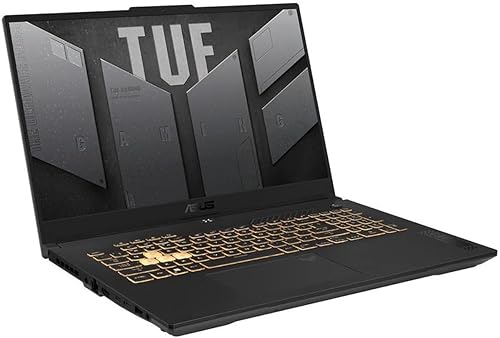 ASUS TUF F17 Gaming Laptop, 17.3" WQHD 240 Hz, Intel 10-Core i7-13620H, GeForce RTX 4070 8 GB, 32 GB DDR5 RAM, 2 TB SSD, Wi-Fi 6, RGB Backlit Keyboard, Thunderbolt 4, MS Office Pro & Windows 11 Pro 32 GB RAM | 2 TB SSD
