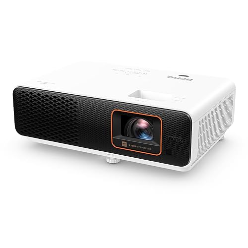 BenQ X500i True 4K UHD HDR 4LED 2200 Lumens Short Throw Console Gaming Projector 4ms Response Time Auto Game Mode Xbox, PS5, Switch Supports eARC and S/PDF | FPS Crosshair | 5Wx2 Speaker X-Series for Immersive Gaming 100 at 4.9ft