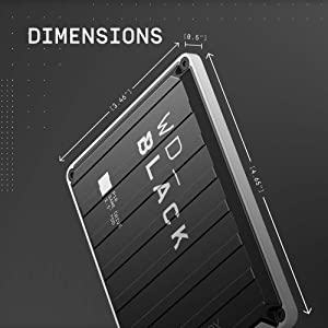 Western digital WD_BLACK 2TB P10 Game Drive for Xbox - Portable External Hard Drive with 1-Month Xbox Game Pass - WDBA6U0020BBK-WESN 2TB Game Drive for Xbox HDD
