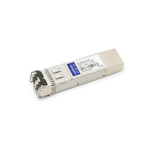 AddOn Dell® SFP-10G-SR Compatible TAA 10GBase-SR SFP+ Transceiver (MMF, 850nm, 300m, LC, DOM) - For Data Networking, Optical Network - 1 x LC 10GBase-SR Network - Optical Fiber - Multi-mode - 10 Gigabit Ethernet