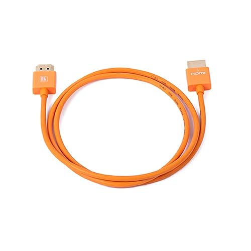 Kramer C-HM/HM/PICO/OR-10, 10 Foot Ultra Slim High Speed HDMI Cable Orange