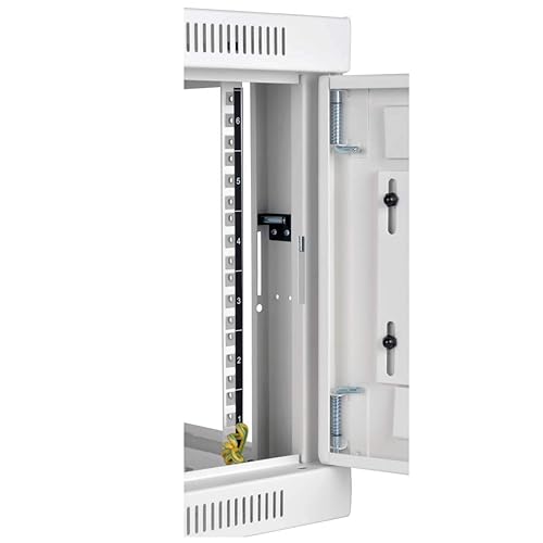 Tripp Lite 6U Wall Mount Rack Enclosure Server Cabinet with Acrylic Glass Window, 16.5 Deep, Switch-Depth, White
