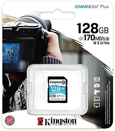 Kingston Canvas Go Plus UHS-I SD Card,128GB