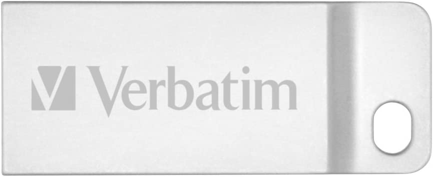 Verbatim 64GB Metal Executive USB Flash Drive - Silver 64 GB 2.0 Silver
