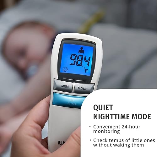 HoMedics No-Touch Infrared Thermometer Accurate Body, Food, Liquid and Room Temperature Readings