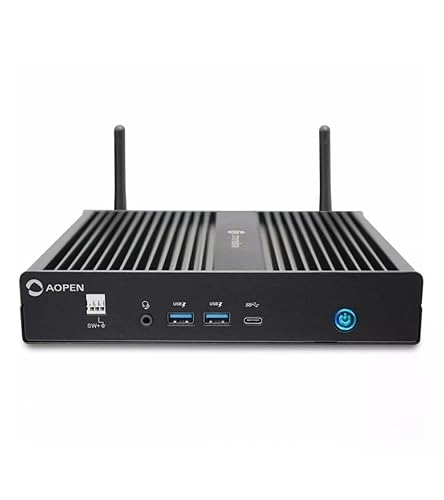 AOPEN Chromebox Commercial 3 - AI Ready - Fanless - Ventless - Intel Celeron 7305 - 4 GB RAM - 64 GB SSD - Intel Chip - ChromeOS