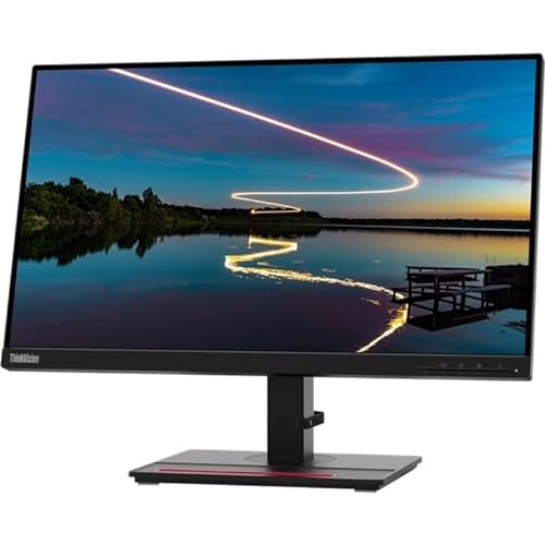 Lenovo ThinkVision T24m-20 24" Class Webcam Full HD LCD Monitor - 16:9 - Raven Black