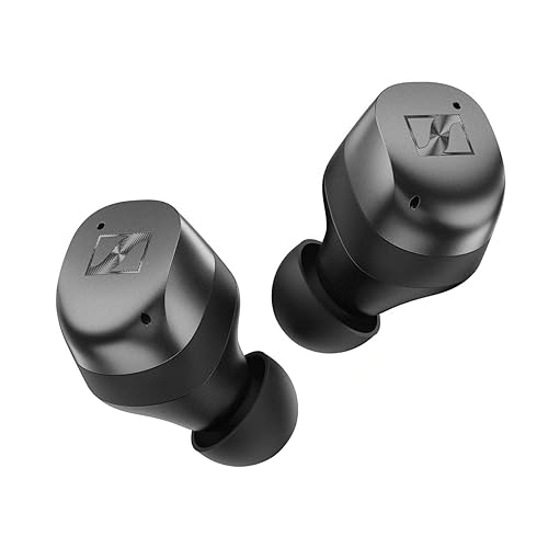 Sennheiser Momentum True Wireless 3 Earbuds -Bluetooth in-Ear Headphones for Music and Calls with Adaptive Noise Cancellation, Qi Wireless Charging, 28-Hour Battery Life and Compact Design, Graphite