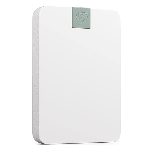 Seagate Ultra Touch External Hard Drive 2000 GB White
