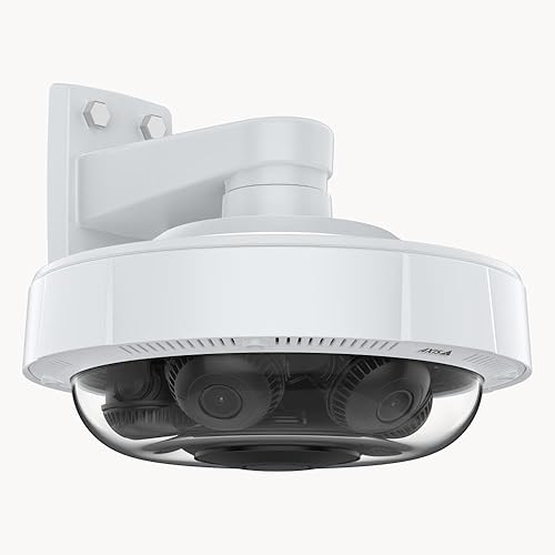 AXIS P3738-PLE 32 Megapixel Outdoor 4K Network Camera - Color - Dome - White - TAA Compliant - 49.21 ft Infrared Night Vision - Motion JPEG, H.265 (MPEG-H Part 2/HEVC) Main Profile, H.264B (MPEG-4 Part 10/AVC), H.264H (MPEG-4 Part 10/AVC)