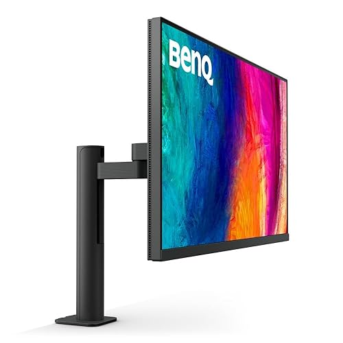 BenQ PD3205UA Ergo Arm 32 4K UHD | 99% Rec. 709 & sRGB | IPS | Built-in Ergo Mount | ICCSync | Uniformity | Delta E=3 | Calibration Report | AQCOLOR | Pantone | USB-Hub | USB-C (90W) 32 UHD | Mac- Ready Ergo Arm Mount