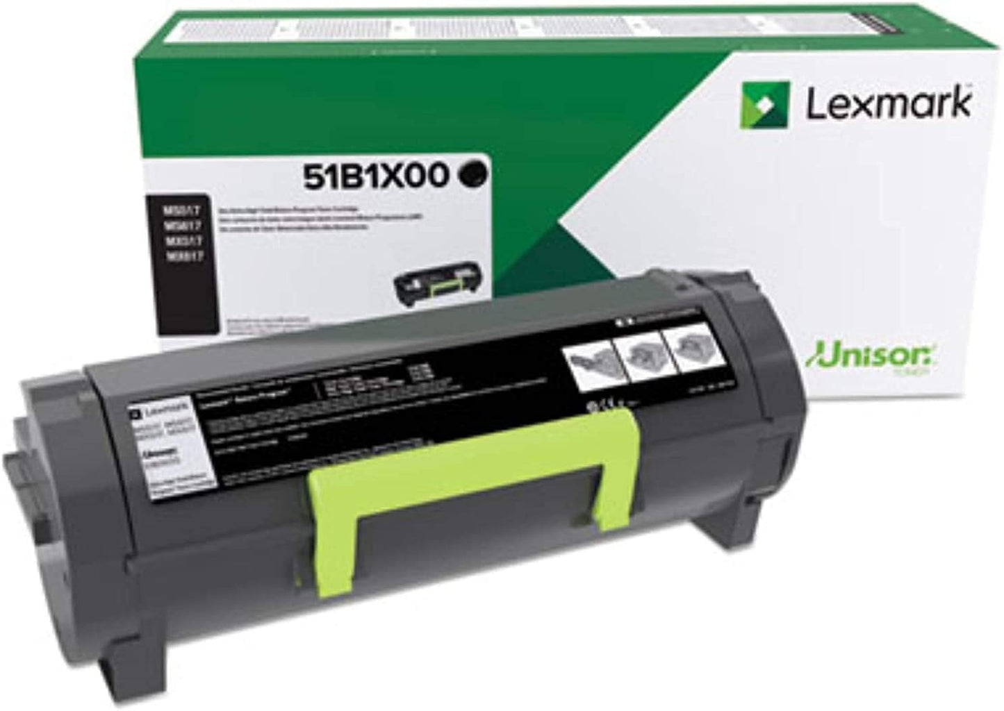 Lexmark 51B1X00 MS517dn MX517de MS617dn MX617de Extra High Yield Return Program Cartridge Toner,black Single