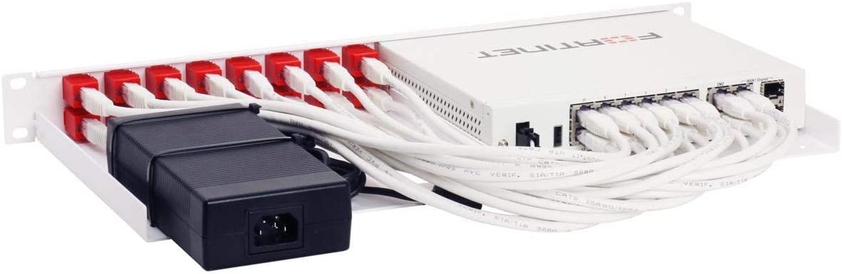 R RACKMOUNT·IT | RM-FR-T11 | Rack Mounting Kit for FortiGate 80E / 81E / 70D / 90D / 92D / 90E / 91E RM-FR-T11 for 80E, 81E white