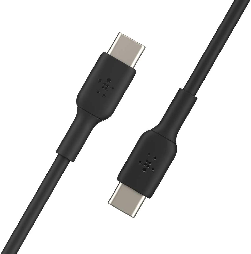 Belkin USB-C PD Car Charger 36W (Dual 18W USB-C Power Delivery Car Charger & USB-C to USB-C Cable, USB Type-C Cable (3.3ft/1m, Black Dual USB-C Charger + Cable, 3.3ft/1m