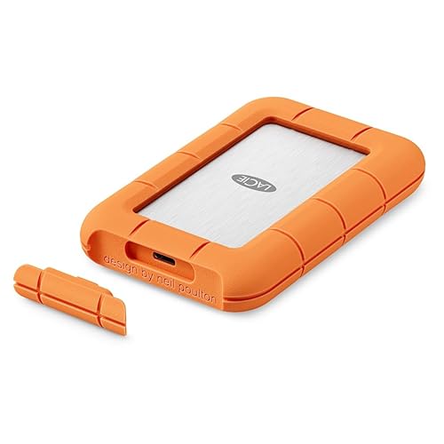 LaCie Rugged SSD4 1TB External SSD - USB 40Gbps IP54-rated (STND1000400) 1TB Rugged SSD4