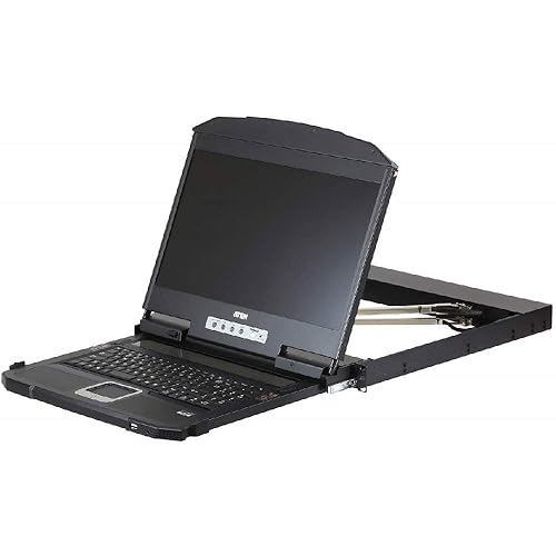 ATEN 18.5" Ultra Short Depth Dual Rail WideScreen LCD Console (1 RU)