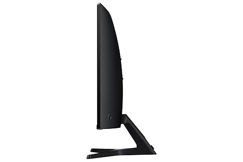 Samsung 32-inch FHD Black Curved Screen Monitor with 100 Hz Refresh Rate, Game Mode, Eye Saver Mode, Multiple connectivity - (LS32D390GANXZA)