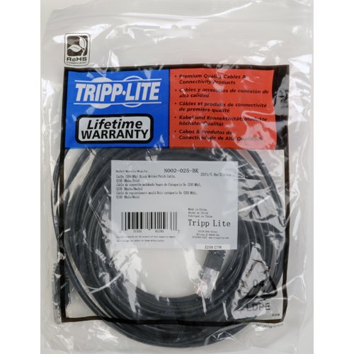 Cat5e 350mhz Molded Patch Cable (Rj45 M/M) - Black, 15-Ft.