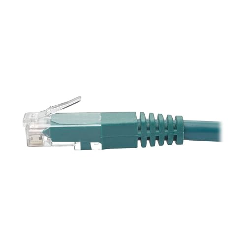Tripp Lite 10ft Cat6 Gigabit Molded Patch Cable RJ45 M/M 550MHz 24AWG Green (N200-010-GN) 10 ft. Green