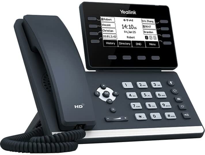 Yealink T53 IP Phone - Corded/Cordless - Corded - DECT, Bluetooth - Wall Mountable, Desktop - Classic Gray