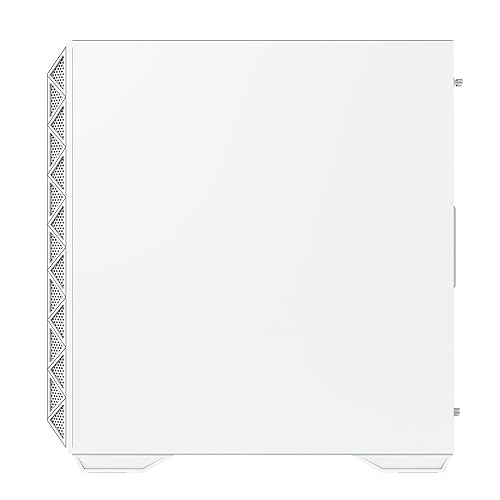 Montech AIR 903 Base, E-ATX Mid Tower Case, High Airflow with Max Capacity, 3X 140mm PWM Fans Pre-Installed, Tempered Glass Side Panel, Mesh Front, Type-C, Support 4090 GPUs, White AIR 903 Base (W)